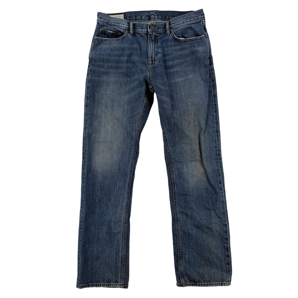 Banana Republic Jeans Mens 34x32 Blue Medium Wash Straight‎ Leg Denim Pants Y2K